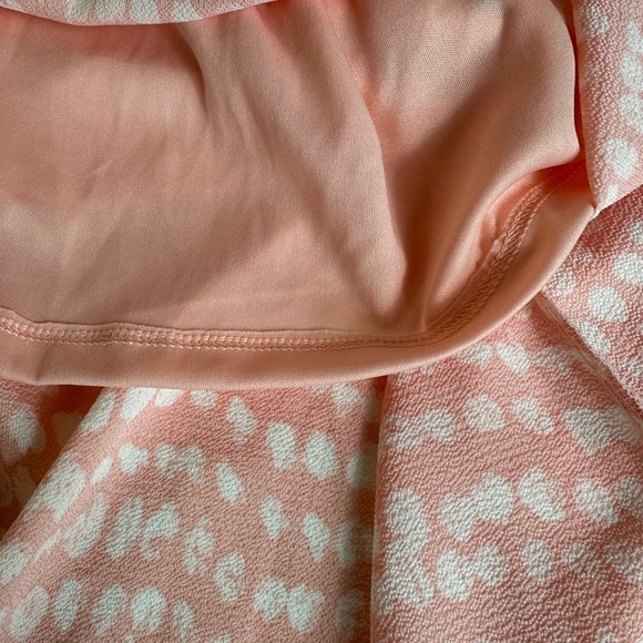 NWT BCGB Paris Women’s Maxi Dress Off The Shoulder Peach Size Medium - Picture 11 of 12